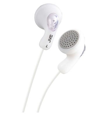 JVC Gumy fülhallgató &ndash; Fehér F14