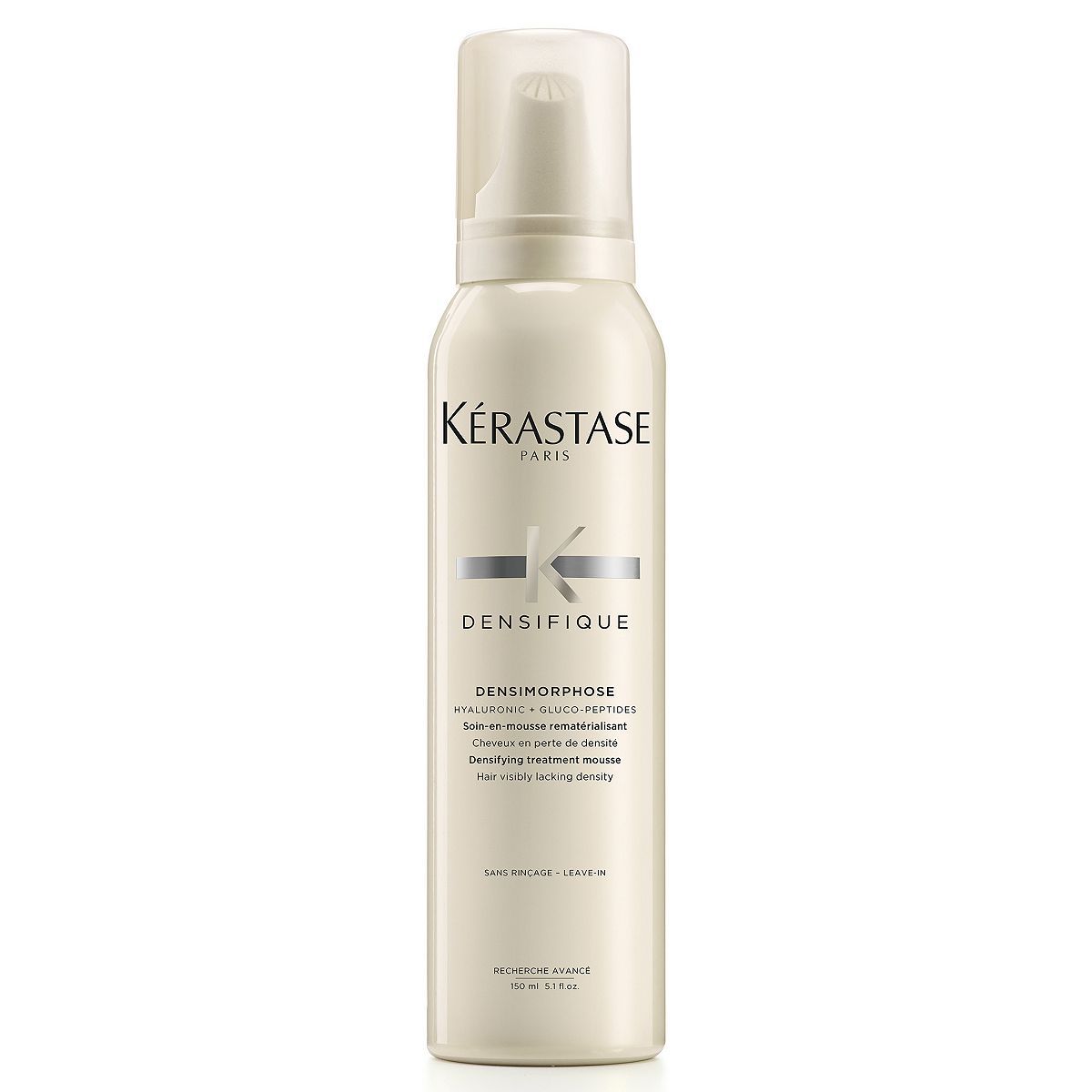 K&amp;eacute;rastase Densifique Femme, Thickening &amp;amp; Strengthening Styling Mousse, For Thinning Hair, With Hyaluronic Acid Ceramides, 150ml