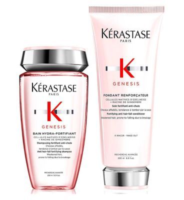 K&amp;eacute;rastase Genesis Shampoo and Conditioner Set, Anti-Hair-Fall Routine to Maintain Weakened Hair Prone to Breakage, Duo Set