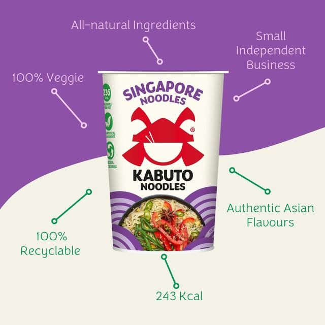 Kabuto Noodles Singapore Noodles 65g