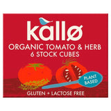 Kallo Organic Tomato &amp;amp; Herb Stock Cubes   6 x 11g