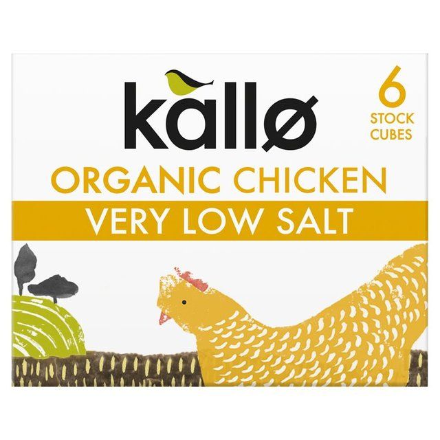 Kallo Organic Very Low Salt Chicken Stock Cubes Default Title