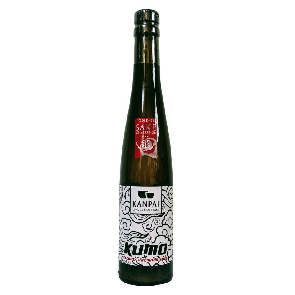 Kanpai Kumo Tokubetsu Nigori sake 40cl - British product