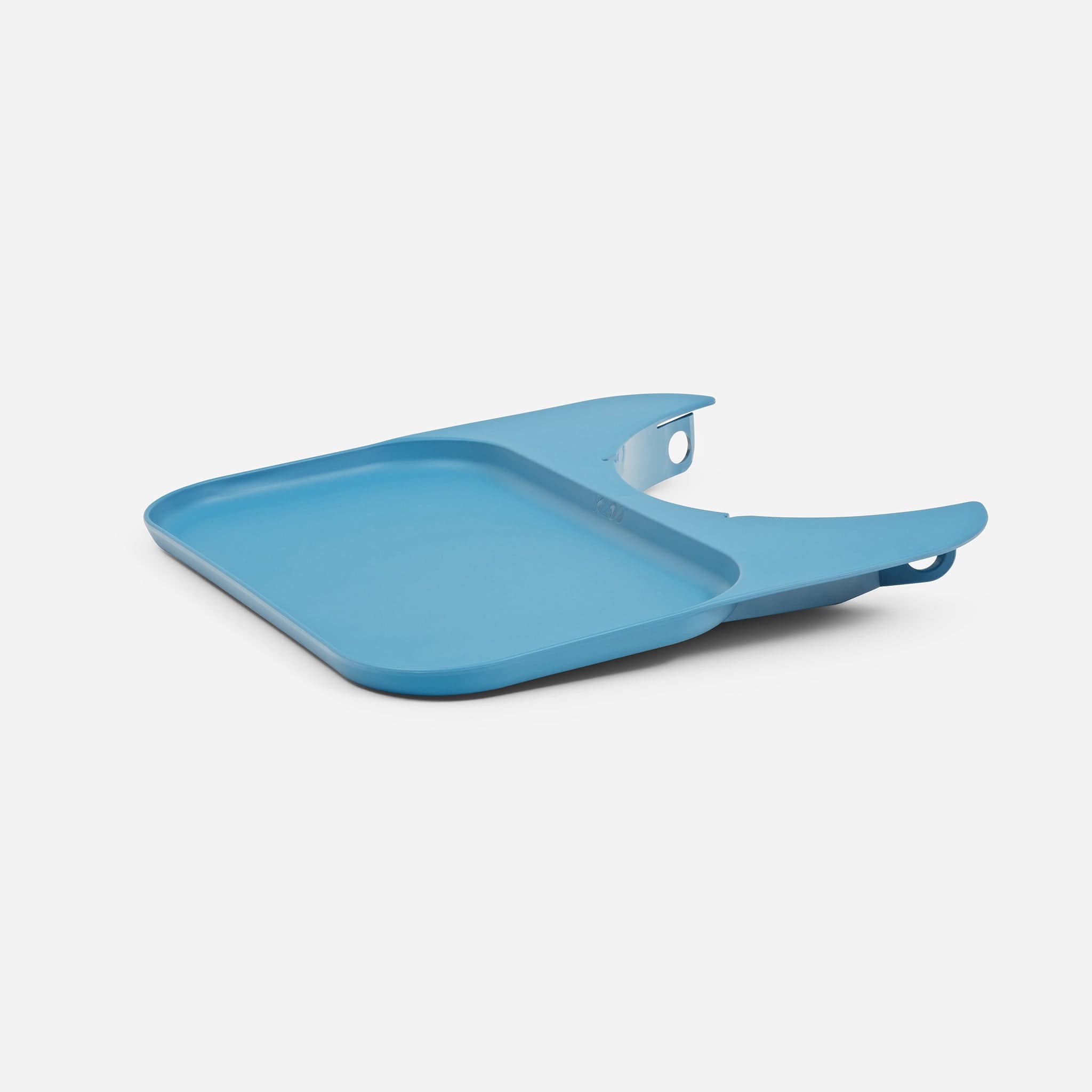 KAOS Klapp safety rail and tray in Swedish Blue, UK version