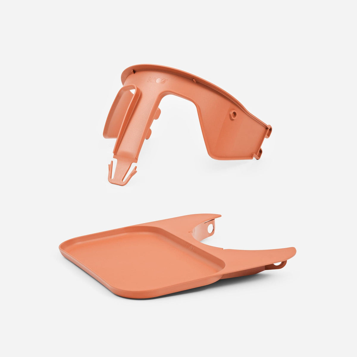 KAOS Klapp safety rail and tray terracotta pink (British brand)