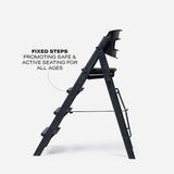 KAOS Klapp highchair Charcoal Black (British brand)