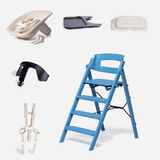 KAOS Klapp highchair complete bundle Swedish Blue, imported from the UK