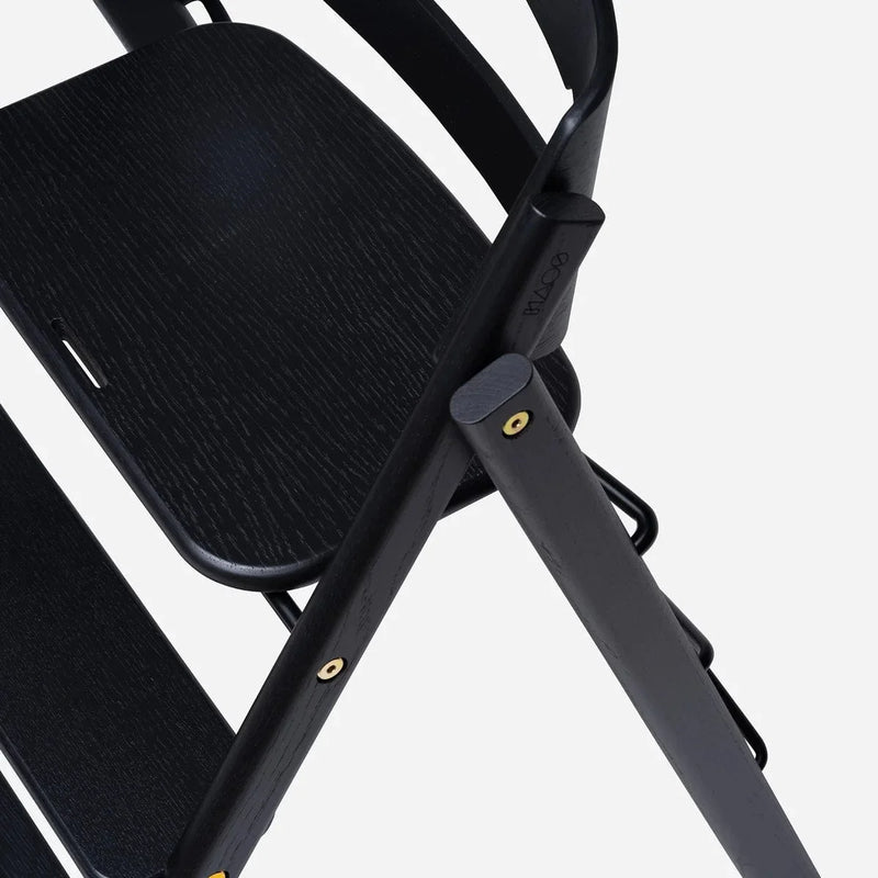 KAOS Klapp newborn highchair bundle, Majestic Oak and Black (British brand)