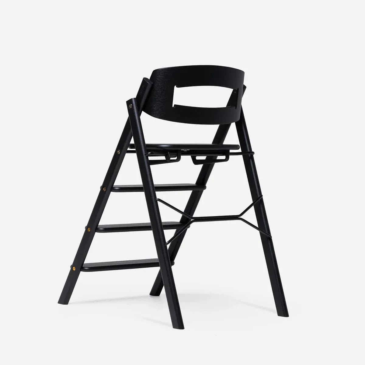 KAOS Klapp newborn highchair bundle, Majestic Oak and Black (British brand)