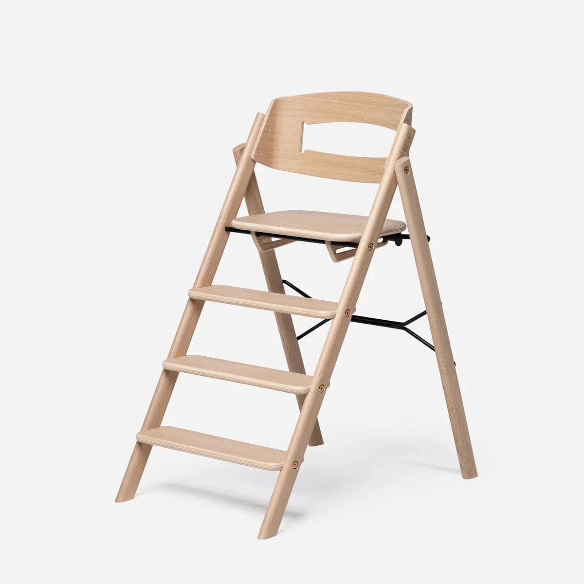 KAOS wooden highchair Majestic Oak Natural (British brand)