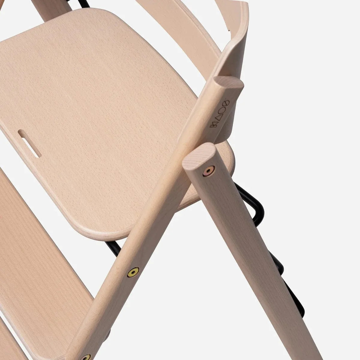 KAOS highchair smooth beech natural (British brand)