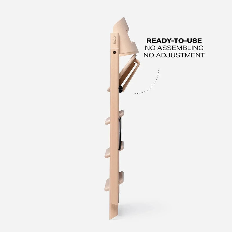 KAOS highchair smooth beech natural (British brand)