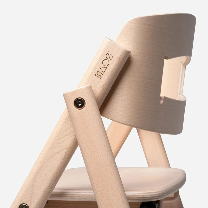 KAOS highchair smooth beech natural (British brand)