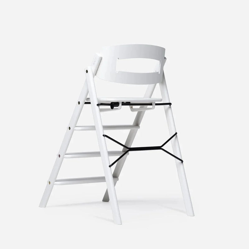 KAOS Klapp newborn seat and highchair bundle in smooth beech white - British product