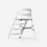 KAOS Klapp Highchair Smooth Beech White, imported from the UK