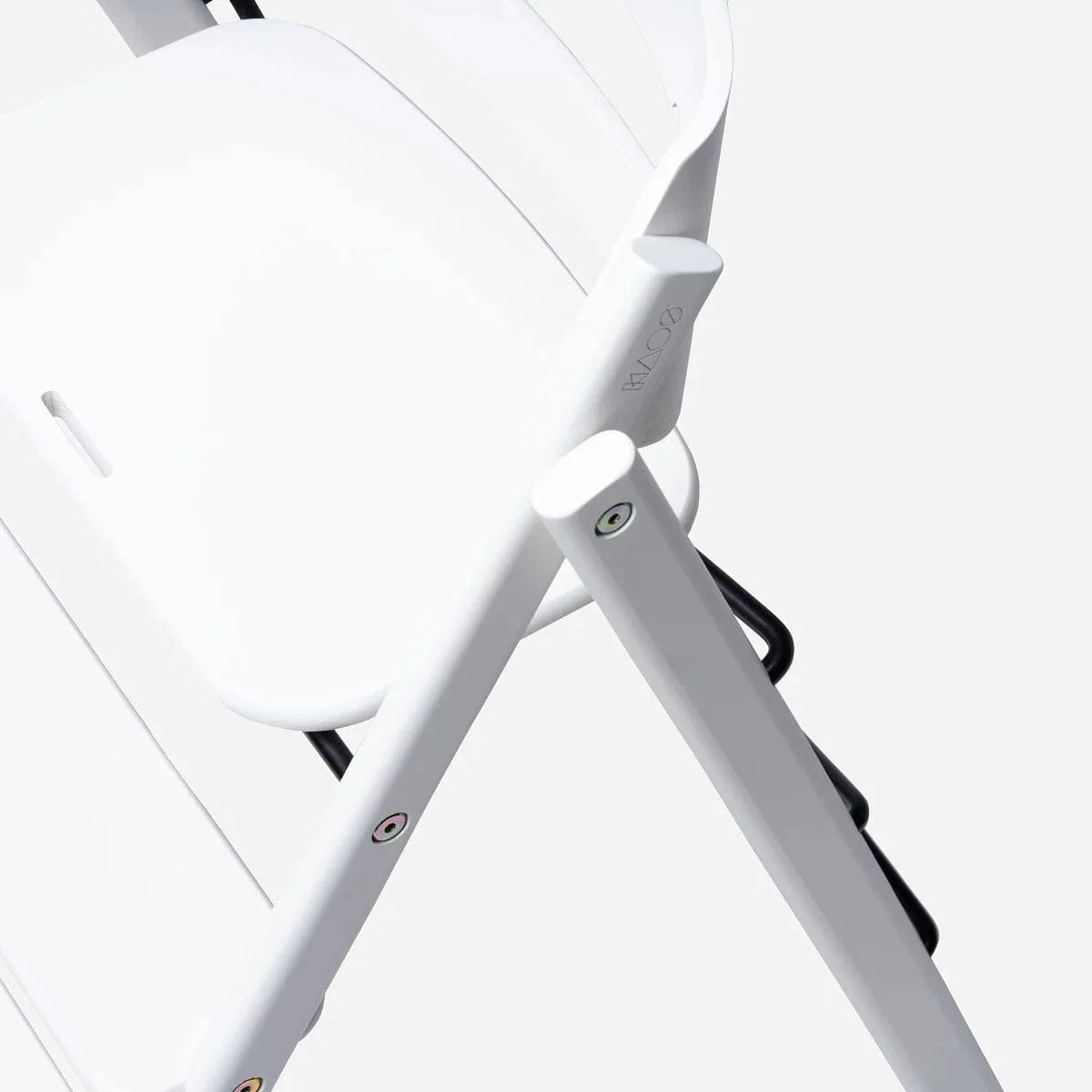 KAOS Klapp Highchair Smooth Beech White, imported from the UK