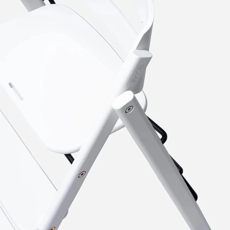 KAOS Klapp Highchair Smooth Beech White, imported from the UK