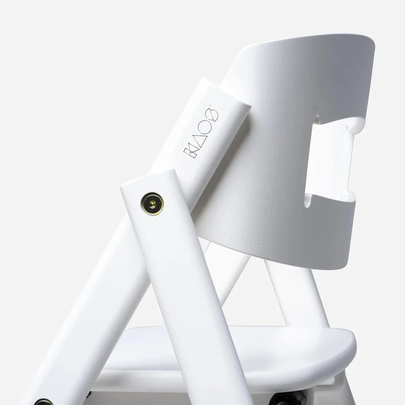KAOS Klapp newborn seat and highchair bundle in smooth beech white - British product
