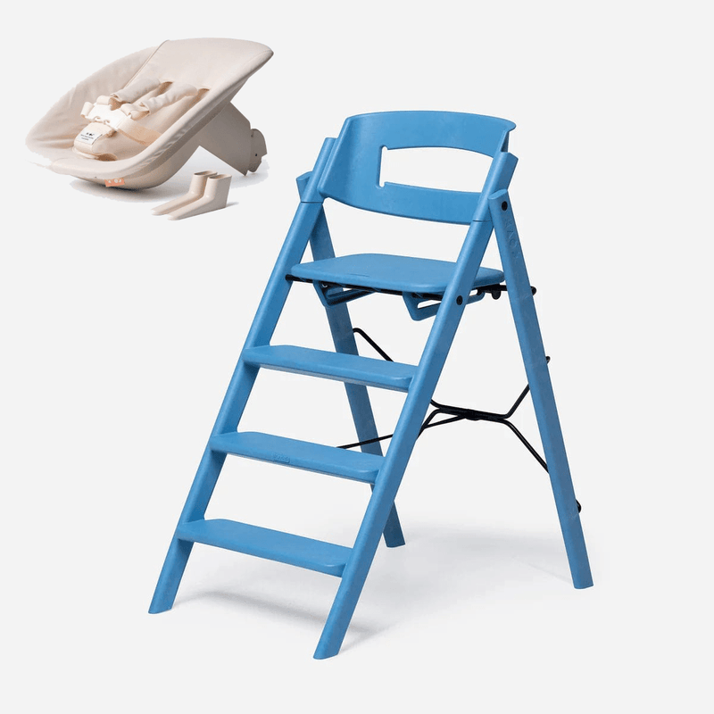 KAOS Klapp highchair newborn bundle Swedish Blue, UK version