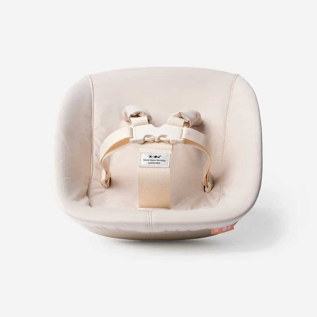 Klapp newborn seat in Desert Sand, imported from the UK