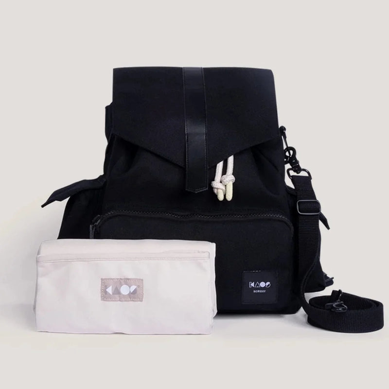 KAOS Ransel changing bag black 14L, UK version