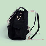 KAOS Ransel changing backpack Classic Black 14L - British product