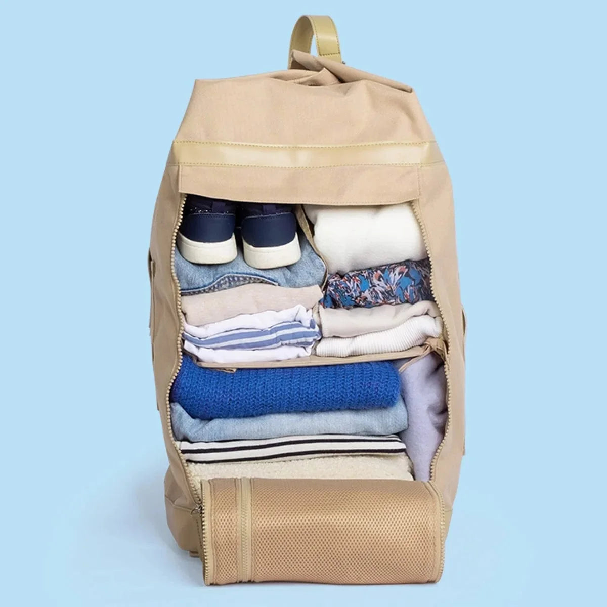 KAOS weekend bag beige 40L - British product