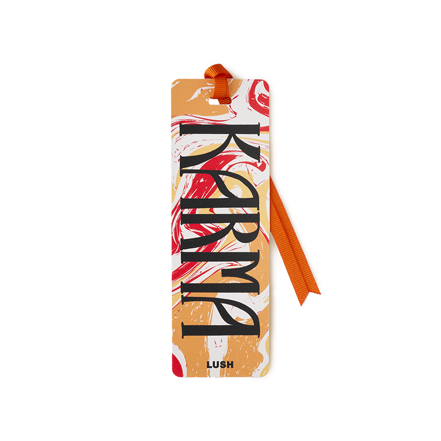Karma scented bookmark 125mm x 45mm, imported from the UK