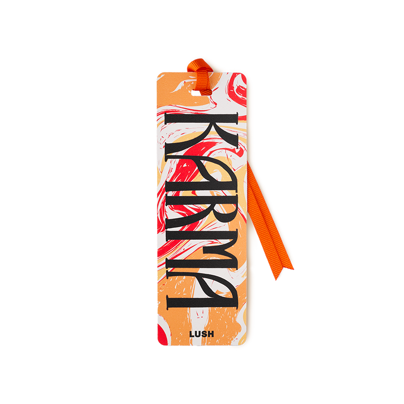 Karma scented bookmark 125mm x 45mm, imported from the UK