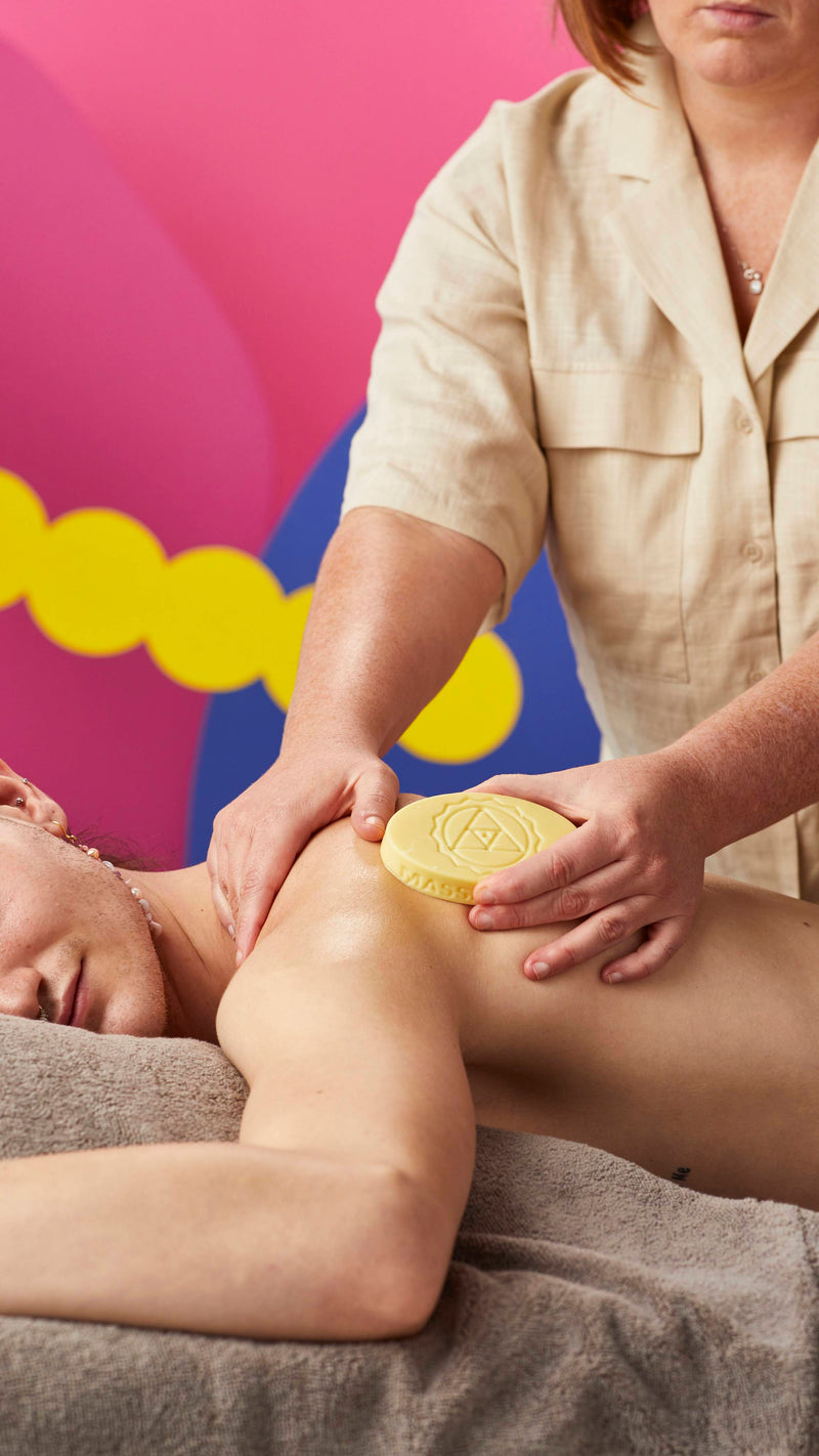 Lush Karma spiced massage bar, imported from the UK