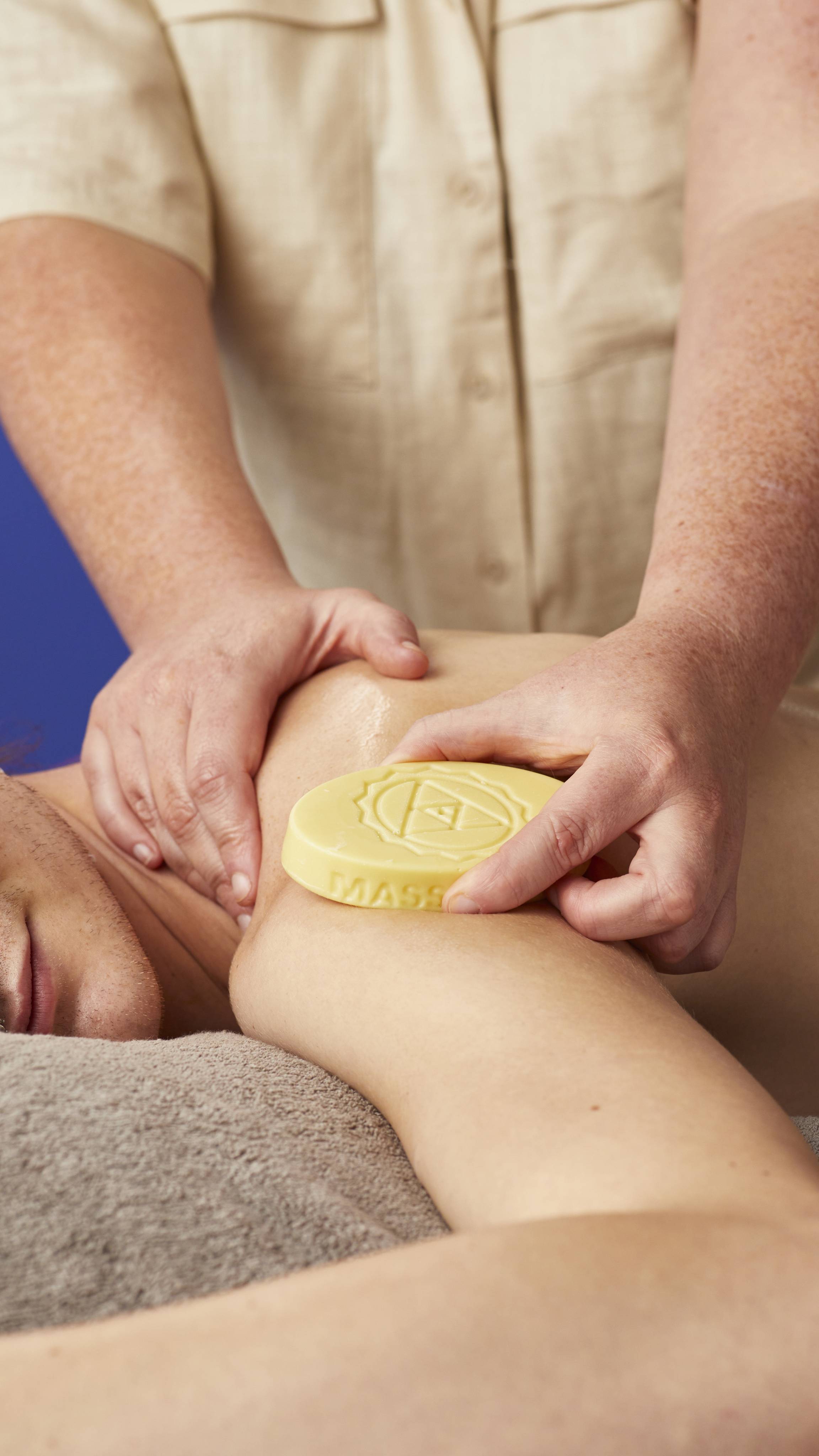 Lush Karma spiced massage bar, imported from the UK