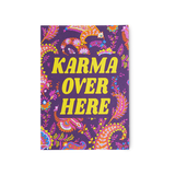 Lush Karma Over Here postcard made from recycled card (British brand)