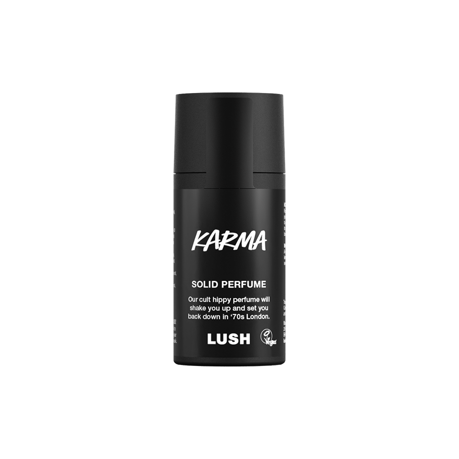 Solid perfume Karma with patchouli and lemongrass (British brand)