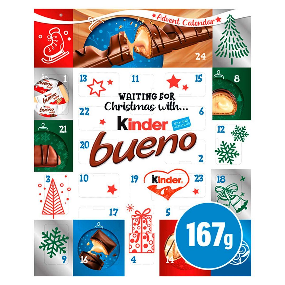 Kinder Bueno Advent Calendar 167g