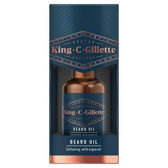 King C Gillette skjeggolje for menn, 30 ml