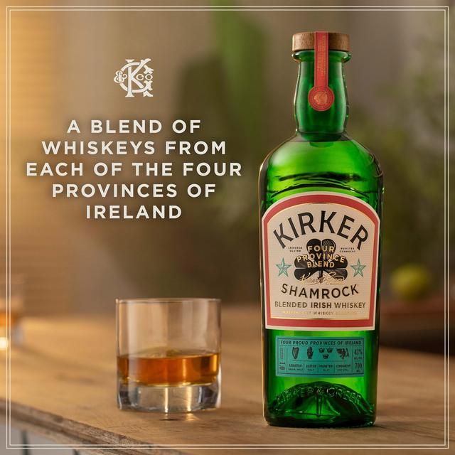Kirker &amp; Greer Shamrock Irish Whisky 70cl