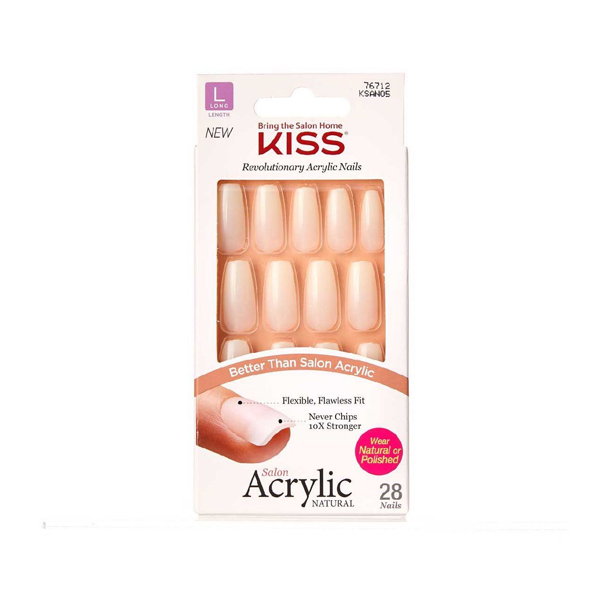 Kiss akril körmök 28s KSAN05GT