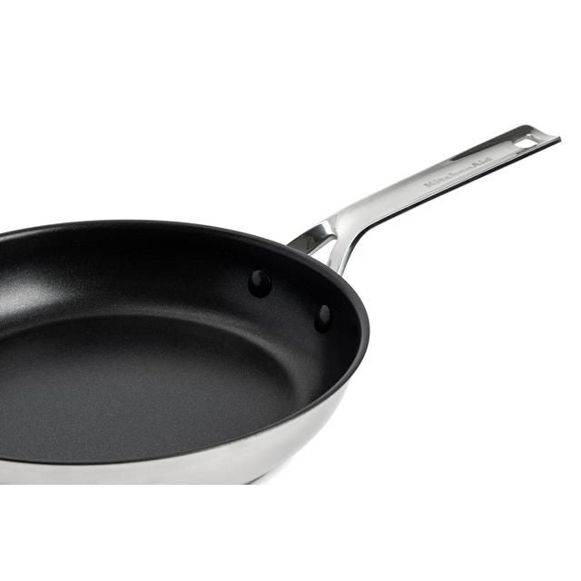 KitchenAid rustfritt stål keramisk non-stick 28cm stekepanne