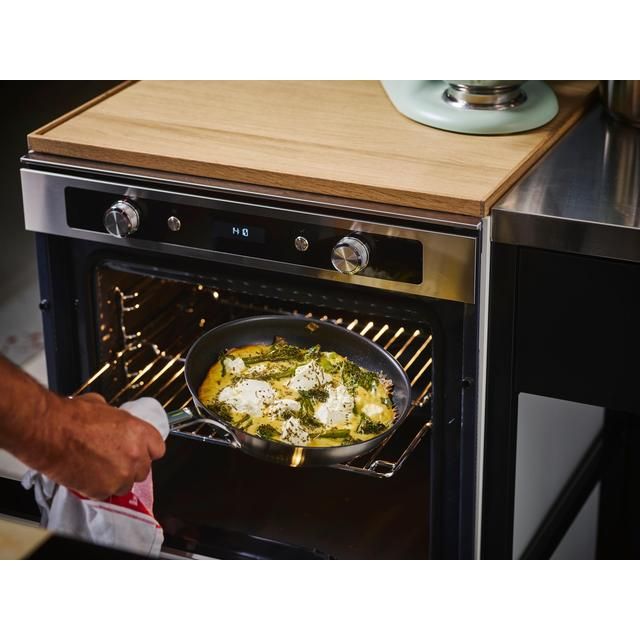 KitchenAid rustfritt stål keramisk non-stick 28cm stekepanne
