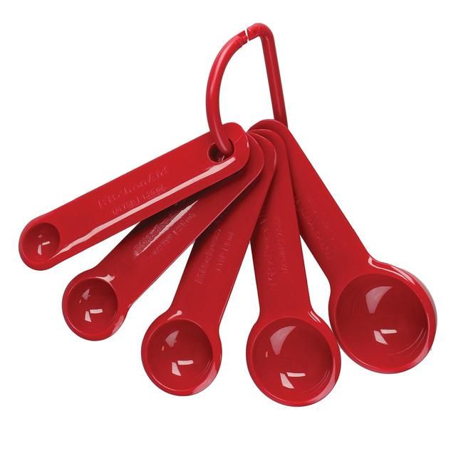 KitchenAid Universal Måleskjesett Rød