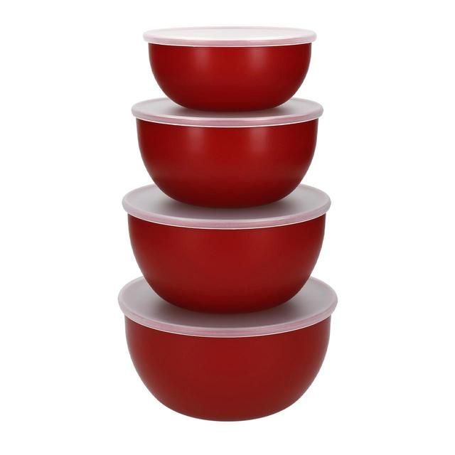 KitchenAid Universal Prep Bowl Sett Rød