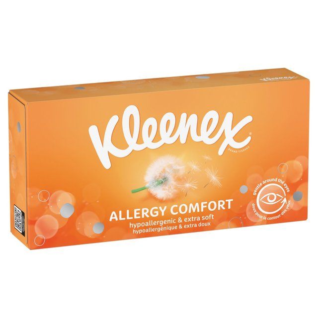 Kleenex Allergy Comfort Tissues Box   56 per pack