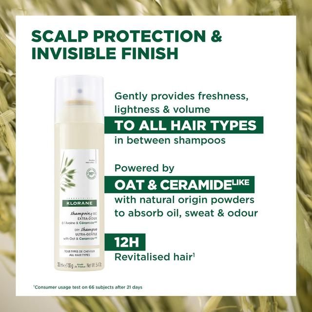 Klorane Extra-Gentle Dry Shampoo - Oat &amp;amp; CeramideLIKE 250ml    250ml