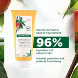 Klorane nærende balsam med mango for tørt hår 200ml