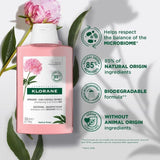 Klorane Soothing Shampoo with Organic Peony for Sensitive Scalps   200ml