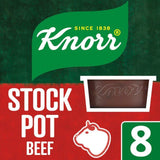 Knorr 8 Beef Stock Pot    8 x 28g