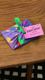 Lush Knot Wrap card pack organic cotton 35cm, imported from the UK