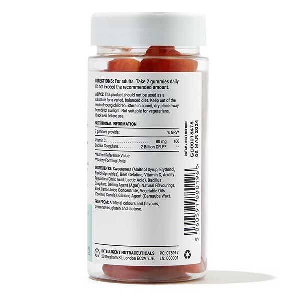 Known Debloat Mixed Berry Gut Health Gummy Supplements x 60
