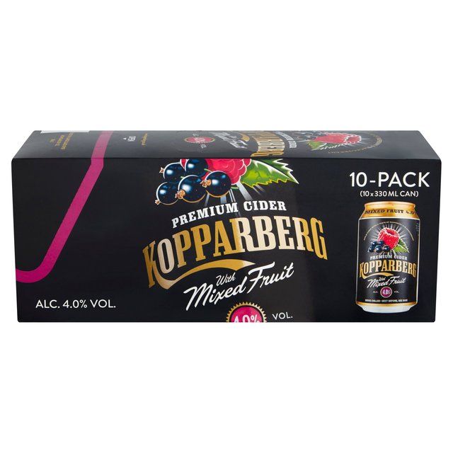 Kopparberg Blandet fruktcider 10 x 330ml