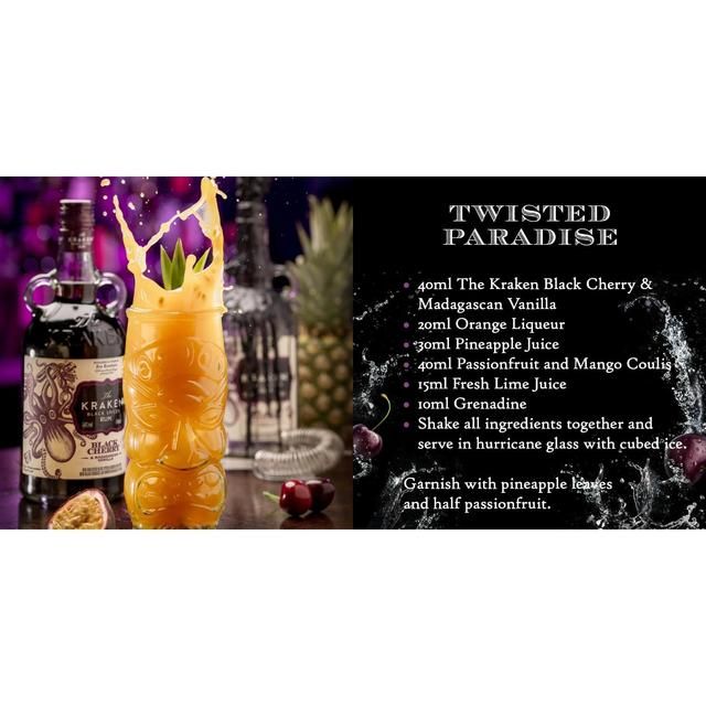 Kraken Black Cherry &amp; Madagascan Vanilje Svart Krydret Rum 70cl